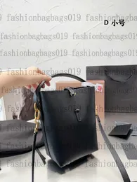 Nowa designerska torba LE Lśniąca skórzana torba do wiadra torby na ramię kobiety Torby Crossbody Tote 2-w-1 mini torebki Wysokiej jakości torebki luksusowe z klamrami Le Cassandre