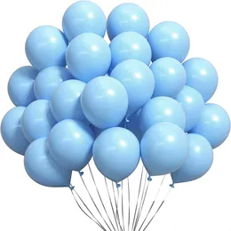 Altre forniture per feste per eventi 102030 pezzi Palloncini blu pastello da 10 pollici Retro Sabbia bianca Nudo Caffè Marrone Palloncini in lattice Compleanno Matrimonio Baby Shower Decor 230905