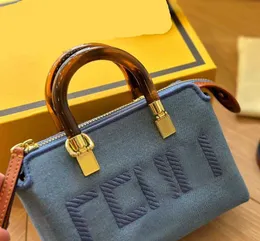 Cowboy Canvas Handbag Diagonal Bag förresten co-märkta Design Shoulder Bag Handbag Plånbok Purses 230905