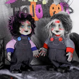 Plush dockor Boneka Hantu Halloween Mainan Berjalan Listrik Menakutkan Dengan Suara Animasi Dekorasi Pesta Untuk Hadiah 230905