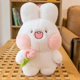 CushionDecorative Pillow Rabbit Cushion Kawaii Seat Office Backrest Fruit Transfigured Bunny Throw Plush Toy 230904