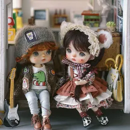 Dolls Monst Dolls Bjd Rubber Bady Girl Cartoon Cute Dolls Nie włączono buty 230904