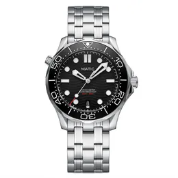 Andra klockor Matic Watch Diver 200m 41mm PT5000 Mekaniska armbandsur Black Dial With Lumed Bezel Insert 230904