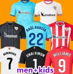 2023 2024 Bilbao Club Soccer Jerseys 23 24 Athletic Aduriz Guruzeta Williams Muniain Paredes Berenguer Ander Herrera Unai Simon Vesga Football Shirt Shirt