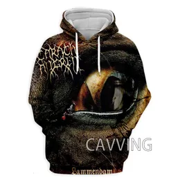 Herren Hoodies Sweatshirts CAVVING 3D Gedruckt Carach Angren Rock Mit Kapuze Harajuku Hoodie Tops Kleidung für Frauen Männer 230904