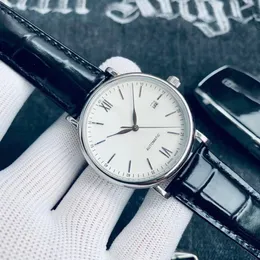 Storlek rostfritt klocka herr stål stilig safir och 316 begränsat fall 40mm glas elegant försäljning titta på guld ngock