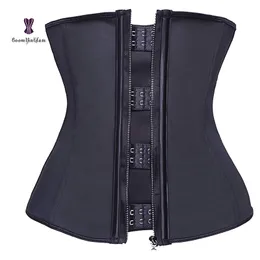 Cintura barriga shaper látex trainer 25 ossos de aço plus size espartilho cinto modelagem cinta corpo colombiano cintas resíduos treinadores 230904