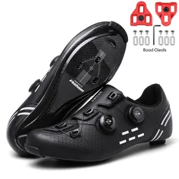 Cykelskor Yrke Kvinnor Cykelskor Vägcykel Sneakers Men Carbon Road Flat Pedals Racing Cykling Skodon Mannen Speed ​​Bicycle Shoes 230904