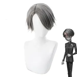 Cosplay Wigs Game Identity V Cosplay Wig Emma Aesop Carl Role Play Wigs Synthetic Hair Halloween Party Performance Costume Wigwig Cap 230904