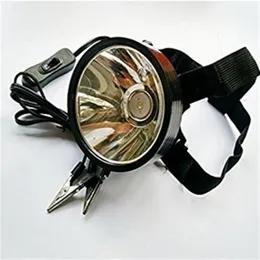 8W 6v 12v 24v Led Headlamp Hunting Fishing Hunting External Power Dc Power Headlight Glare266F