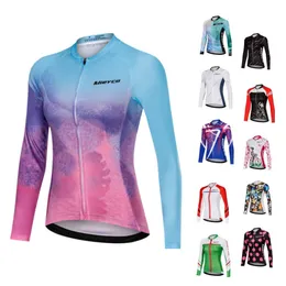 Koszule rowerowe Topy Mieyco Cycling Jersey roupa Ciclismo Ubrania Kobiety pełne rękawy