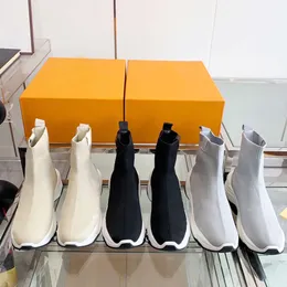 مصمم أحذية Menstennis Women Trainers Socks Scheeakers Fuly Platform Sneaker 2.0 Socks Boots Nature Shoes with Box NO466