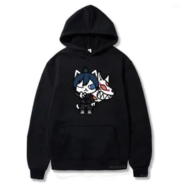 Felpe con cappuccio da uomo Chainsaw Man Anime Felpa con cappuccio Pullover Felpa Harajuku Divertente Hayakawa Aki Manga Grafica Streetwear Casual Hip Hop