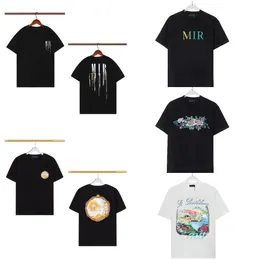 mens tshirt designer camisetas frito cartaz de rua carta padrão roupas paz guindaste manga curta camiseta gráfico tees coco alfabeto impressão camiseta camisa a2