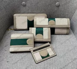 Portafoglio da donna portamonete di alta qualità di lusso in vera pelle multicolor scatola originale Titolare singola classica tasca con cerniera borsa lunga Carta H8825929