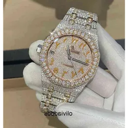 Ap Watches Aps Factory Full Mosonite Diamond 7M6U CASHJIN Icedout Bling Iced Out Moissanit D2M208