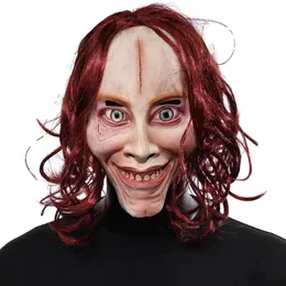 Parti Maskeleri Kanlı Evil Dead Rise Hayalet Yüz Maskesi Cosplay Korku Demon Kafatası Lateks Kask Cadılar Bayram