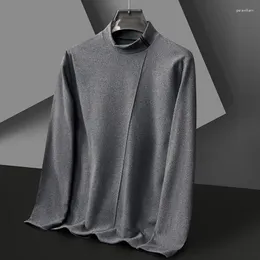 Herensweaters Pullover Herfst- en winterlijnprint voor eenvoudige comfortabele casual veelzijdige warmte dagelijkse tops