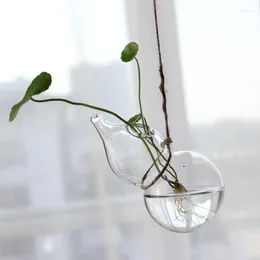 Vase Wall Glass Vase Terrarium Hanging Plant container home Decorzakka Flowers透明