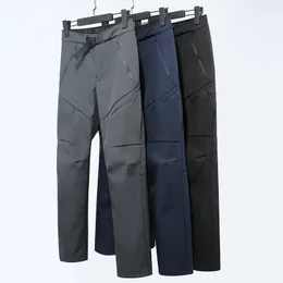 Men's Pants Brand Thick Warm Fleece Hiking Men Winter Waterproof Windproof Outdoor Soft Shell Trousers Trekking Ski Pant Zipper Pocket 230906