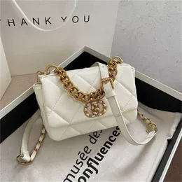 2024 New luxury handbag Top Design Luxury Bags high quality Shangpin style simple solid color rhombic chain shoulder diagonal straddle