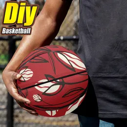 custom Basketball diy Basketball Adolescents men women youth children outdoor sports Basketball game team training equipment Factory direct sales 122887