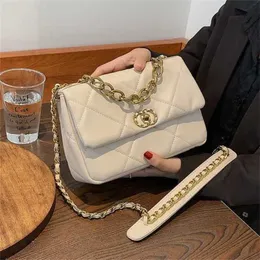 2024 Nieuwe luxe handtas van hoge kwaliteit, stedelijke, eenvoudige en elegante kleine vierkante Messenger-ketting