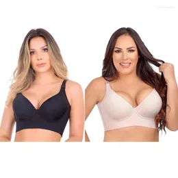 Bras Women Minimizer Bra Underwire With Full Coverage Seamless Unlined Figure For Big Breast Non-Padded