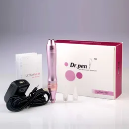 전문 전기 플러그인 자동 마이크로 니들 속눈썹 속눈썹 성장 하인 혈청 사용 M7C Derma Pen