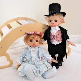 Dolls 42cm Reborn Doll Baby Tinky Fairy Elf Girl Girl and Boy Handmade مفصل Pait Art Imitation 230906