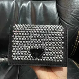 2024 New luxury handbag Top Design Luxury Bags high quality family trend mini small Rhinestone full diamond zero wallet chain