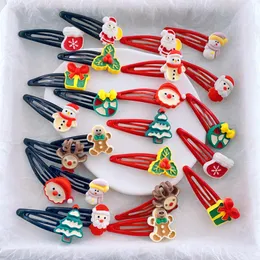 Multistyle Santa Claus Hair Clips Women Girl Snowman Tree Christmas Barrettes Accidrics Hairs Association