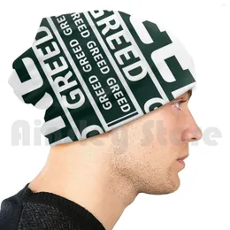 Berretti Original Sin V.1 Greed Beanie Berretto di copertura Cuscino con stampa fai da te Magico Verde Fresco Dramma Interessante Simbolismo teatrale