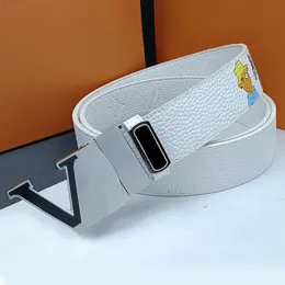 Hion Buckle in pelle larghezza 3,8 cm di alta qualità con designer di scatole maschile e cintura da donna AAAAA208 Cinture per cosplay opzionali a più colori Algebra Waterpolo meritano social