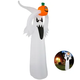 Outros suprimentos de festa de evento Decoração de festa de Halloween Fantasma Abóbora Modelo Inflável Halloween Adereços Decoração para Jardim Pátio Interior EUUS Plug 230905