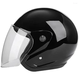 Motorradhelme, winddicht, 3/4-Halbhelm mit offenem Gesicht, Capacete, Off-Road-Autocycle, Racing, Reiten, Sicherheit, Crash, Anti-Fog-Kopfbedeckung