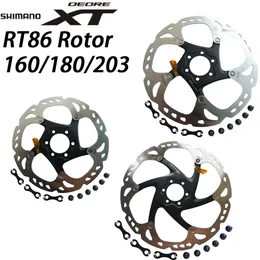 Bike Derailleurs Deore XT SLX RT7626566686 Bike Brake Disc 6 Bolt Ice Point Technology MTB Mountain Bicycle Disc 160MM 180MM 203MM 230906