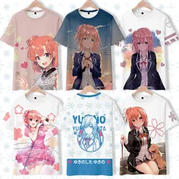 メンズTシャツアニメマイティーンロマンチックコメディスナフユビノシタユキキノ3Dプリントシャツ女性男性サマーショートスリーブ面白いTシャツグラフィックティー