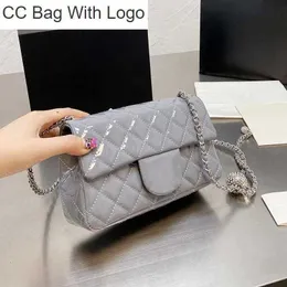 CC Bag Outros sacos 2023Ss Womens Classic Mini Flap Designer Bag Luxury Designer Patent Leather Strass Silver Ball Alça de Ombro Ajustável Matelasse Chain Sacoc