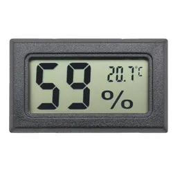Mini digital LCD indoor convenient temperature sensor, thermometer, hygrometer, embedded electronic household crawler, temperature and humidity tool