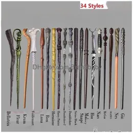 34 Styles Magic Props Creative Cosplay Wand Tricks New Upgrade Resin Magical Wands Kids Christmas Birthday حفلة عيد ميلاد عيد الميلاد Dr Dhacl