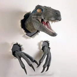 その他のイベントパーティーサプライズ模倣恐竜ドラゴンレジェンドプロップ3Dウォールマウントスモークウォールアート彫刻形状彫像装飾ハロウィーンデコレーション230905