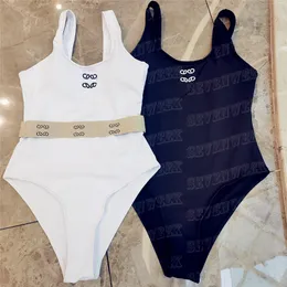 Designer Bodysuit Swimwear Design Jacquard Letter Woman Bikinis INS Fashion Beach Bathing Suit