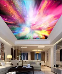 Wallpapers Po Wallpaper Color On The Ceiling Living Room Bedroom Ceilings Frescoes Murals 3d Mural Paintings