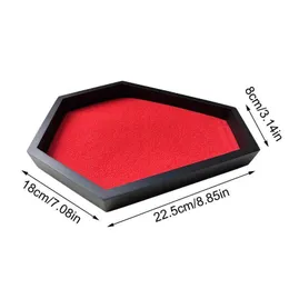 thumbnail image 2 of Goth Zen Garden Kit For Desk - 11 Spooky Miniatures, 4 Glow Ghosts, Black & Red Sand (Black Tray) 2 of 10