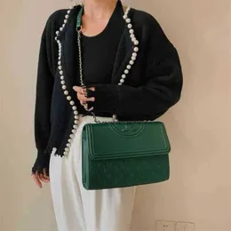 2024 New luxury high quality handbag Trend sense mature Tiktok with the same online celebrity niche and French denim shell square