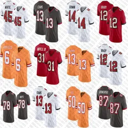 Baker Mayfield Mike Evans Custom Football Jerseys Calijah Kancey Rachaad Devin White Chris Godwin Mike Alstott Vita Vea Antoine Winfield Tristan Wirfs Tom Brady