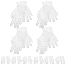 Disposable Gloves 10 Pairs Practical Protection Stage Dust-free Cloth Thickened Hand Protector Work Working Labor