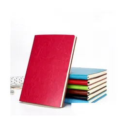 Notepads Wholesale Writing Journal Notebook Pu Leather Colorf Journals Daily Notepad Diary Travel Notebooks For Students Drop Delive Otbmg