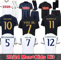 23 24 fans Player Version Soccer Jerseys VINI JR BELLINGHAM 2023 2024 RODRGO Arda Guler long sleeve HOME camiseta de futbol men kids women uniform Mbappe rEaL maDriDs